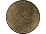 FRANCE 10 CENTIMES LAGRIFFOUL 1973 SUP/NC