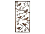 Cadre mural jardin branches oiseaux 48x2x98cm