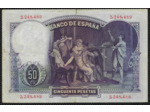ESPAGNE 50 PESETAS 25 AVRIL 1931 TTB 489 (W82)