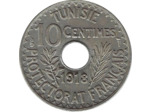 TUNISIE 10 CENTIMES 1918 SUP