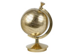 Globe déco aluminium doré 19x18x30cm