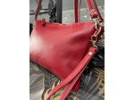 0424 Sac pochette cuir rouge