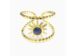 Bague Ajustable Plaqué Or Soleil Femme