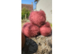 Pelote FLOCON (80% Kid mohair 20% soie) - Griotte