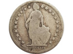 SUISSE 1/2 FRANC 1894 A B+