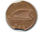 IRLANDE 1 PENCE 1996 TTB+ manque metal  (W 20a)