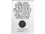 PORTUGAL 2018 2 EURO COMMEMORATIVE 250 ANS IMPRESA NACIONALE B.U