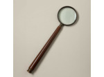 Loupe en Bois et Laiton Grand Manche 32x8cm