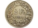 SUISSE 2 FRANCS 1944 B TTB