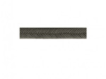 Double passepoil chevron 9mm au mètre col 33 GRIS ARGENT 517