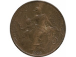 FRANCE 5 CENTIMES DUPUIS 1902 SUP