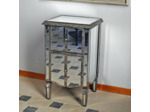 Chevet commode miroir 75x40x45cm