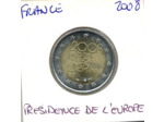 France 2008 2 EURO COMMEMORATIVE PRESIDENCE DE L'EUROPE SUP