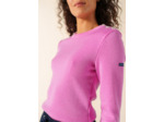Pull marin uni Marée 100% laine Mérinos SAICT JAMES