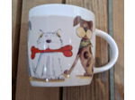 Mug porcelaine décor Chiens