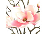 Fleur Magnolia Rose Clair en Polyester Haute Tige 86cm