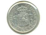 ESPAGNE 50 CENTIMOS  1892 (92) PG.M TTB