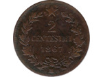 ITALIE 2 CENTESIMI 1867 M TB+ N1