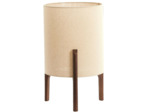 Lampe à poser LITTO toile naturel 28x44cm