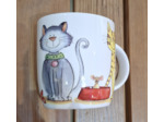 Mug porcelaine décor Chats