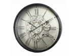 Horloge engrenages et chiffres romains 46cm