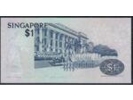 SINGAPOURE 1 DOLLAR Non daté (1976) Série C26 NEUF (W9)