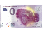 68 MULHOUSE 2016-1 CITE DE L'AUTOMOBILE BILLET SOUVENIR 0 EURO NEUF