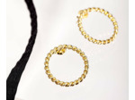 Boucles d'oreilles dorées Edmée