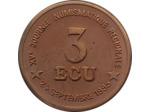 ECU TEMPORAIRE 3 ECU DE COLMAR 1995 UNC (497 ex.)