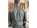 ATT50891 Blouson homme cuir noir