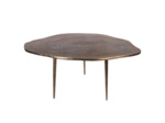 Table d'appoint aluminium 40x90x53cm