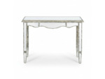 Console tiroirs bois miroir 110x34x85cm