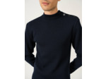 Pull marin Matelot Equipage à coudières contrastées