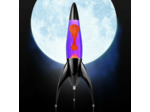 Lampe à lave fusée Telstar Rocket noire