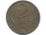 LETTONIE 2 SANTIMI 1928 TTB+ (W2)