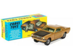 Miniature Ford Mustang Fastback Coupe Or/Noir 1/43