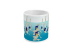 Tasse de natation synchronisée à personnaliser | Poster natation synchronisée | Artiste Sportive