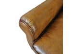 Fauteuil cuir Moustache 83x75x81cm