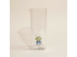 Pichet Poulpe Ocean Jaune Bleu Verre borosilicate 11x9x22cm