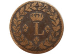 FRANCE UN DECIME LOUIS XVIII 1815. BB TB+