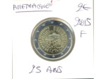 ALLEMAGNE 2015 F 2 EURO COMMEMORATIVE REUNIFICATION 25 ANS  SUP