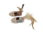 Jouet Chat, Souris florale avec plumes