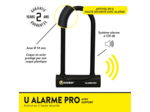 ANTIVOL U ALARME PRO AVEC SUPPORT ART***
