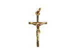 Croix en Plaqué Or 20mm - CHRIST
