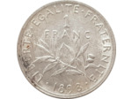 FRANCE 1 FRANC SEMEUSE 1898 SUP-