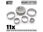 Cutters Circulaires 11 pcs