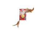 Jouet Chats, Bâton de matatabi avec balles + plumes - 13cm