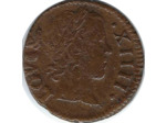 LOUIS XIV (1643-1715) DENIER TOURNOIS 1649 A (Paris) TB+