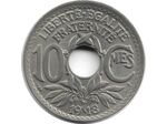 FRANCE 10 CENTIMES LINDAUER 1918 SUP-