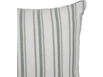 Atmosphera - Coussin Groove 40x40cm rayé Vert